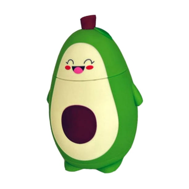 Botella de agua de vidrio de aguacate de 280 ml, ligera, sencilla, portátil, con cordón. Feliz