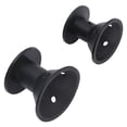 thumbnail image 4 of Lot de 20 bigoudis en forme de champignon en silicone pour femmes et filles, outil de coiffure noir, 4 of 4