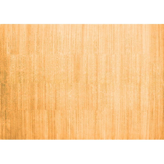 Ahgly Company Indoor Rectangle Abstract Orange Contemporary Area Rugs, 2' x 3'