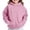 #07 Pink 【Mix, Match & Rotate: Stock Up on Daily Colors】, variant on Kids Oversized Fleece Hoodie, Long Sleeve Oversized, with Pocket, Hooded Sweatshirt, for Casual and Everyday Layering, for Boys and Girls | CSEONE