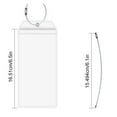 thumbnail image 2 of Safeglitz Cruise Luggage Etag Holders, Thick Pvc Tags with Zip Seal & Loops,Transparent Luggage Tag Set, 2 of 2