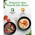 thumbnail image 2 of Wheat Straw Bowls Set of 4 Large Unbreakable Bowls - Microwave Safe Bowls - Dishwasher Safe Reusable, 2 of 5