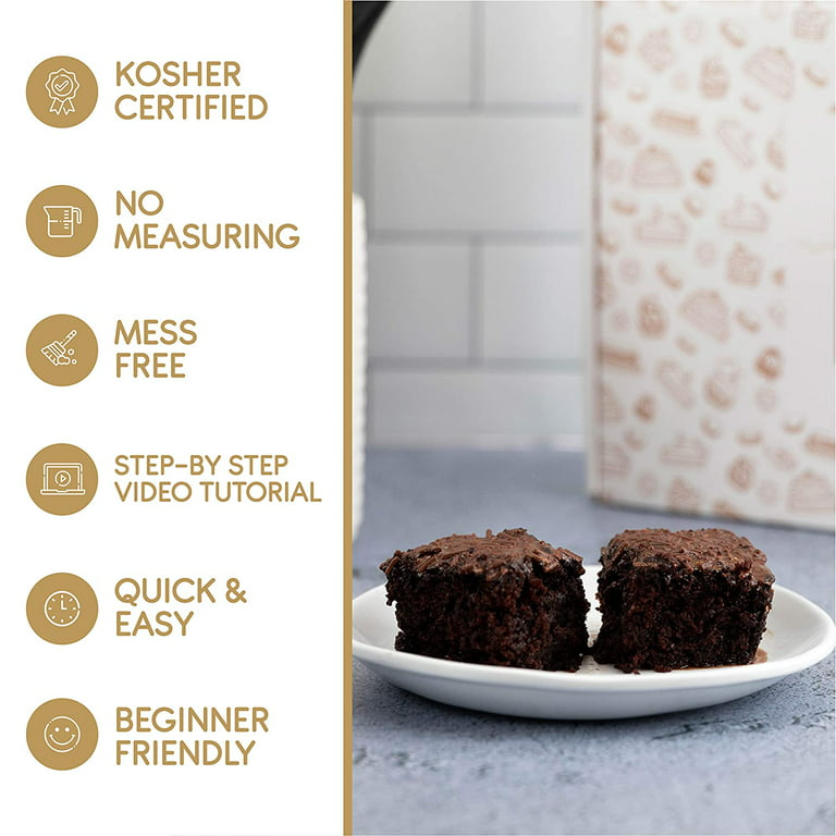 DIY Baking Kit - Chocolate Chip Cookie Mix & Moist Chocolate Cake