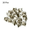 thumbnail image 3 of Uxcell Pull Cord End, Blind Cord Metal Bead, Light Flower Type Pull Ends Silver Tone for Lamps, Pack of 20, 3 of 5