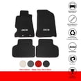 thumbnail image 2 of Ikon Motorsports Compatible with 02-06 Acura RSX DC5 Logo OE Factory Style Black Nylon Carpet Car Floor Mats Front Rear Black, 2 of 9