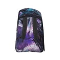 thumbnail image 3 of Disketp Purple Sky Wolf Estuche de Lápices de Doble Capa con Tapa Abatible y Cremallera, Organizador Escolar para Adolescentes y Adultos, 3 of 7