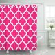 thumbnail image 1 of Cortina de Ducha geométrica Marroquí brillante ABPHQTO Garden Hot Pink 150x180 cm, 1 of 1