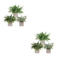 thumbnail image 3 of Ounissouiy Flores artificiales de plástico para decoración del hogar, aspecto realista elegante, plantas falsas en maceta, 3 uds. TZ055 2Conjunto, 3 of 6