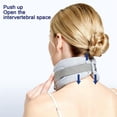 thumbnail image 4 of Guardurnaity Cuello cervical Transpirable Ajustable Ligero Diseño Soporte para el cuello Suministros de protección seguros Accesorios Monitores de salud No.1, 4 of 6