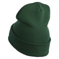 thumbnail image 2 of Merry Christmas Mistletoe Embroidered 12 inch Cuffed Knit Long Beanie - Kelly XL-3XL, 2 of 5