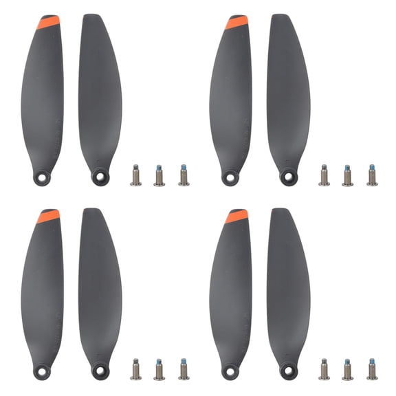 1 Set Propellers with Mounting Screws UAV Wing Props Quick Installation Enjoy Smooth Flight