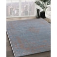 thumbnail image 2 of Ahgly Company Indoor Square Mid-Century Modern Rose Purple Oriental Area Rugs, 5' Square, 2 of 6