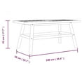 thumbnail image 4 of vidaXL Table Basse 100x50x45 cm Bois Massif Acacia, 4 of 4