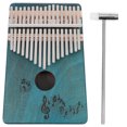 thumbnail image 1 of MasteelfCA 1 Set Portable Kalimba Finger Piano 17 Keys Thumb Piano Music Instrument Kalimba, 1 of 7