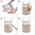 thumbnail image 3 of Panier à Linge Panier de Rangement Panier à Linge Sale Corde en Coton, 3 of 6