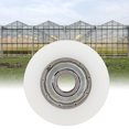 thumbnail image 1 of Elite Greenhouse Door Wheels Replacement Kit 30mm Diameter Sturdy  Nuts Convenient, 1 of 8