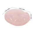 thumbnail image 2 of Crystal Cats Paw Figurine for Home Decor Pink Natural Crystal, 2 of 5