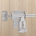 thumbnail image 1 of Thicken Door Lock Stainless Steel Bolt Latch Padlock Clasp Set Drawer Cupboard, 1 of 5