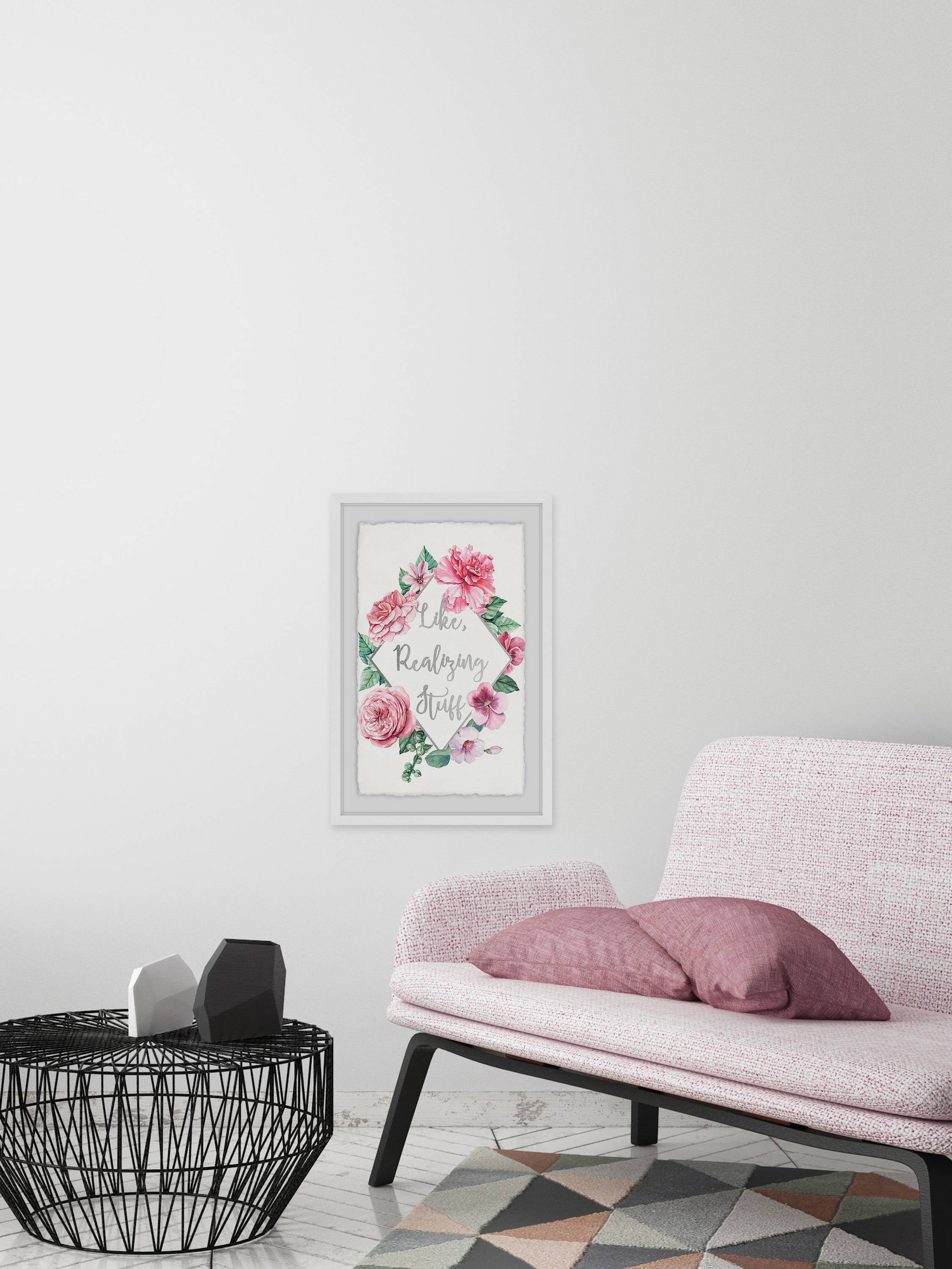 Like, Realizing Stuff II Framed Painting Print