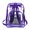 Purple, variant on XGeek Clear TPU Backpack Transparent Travel Bookbag,Unique Design, Student DIY Doodle Bookbag, for School,Sports,Work,Security Travel,College