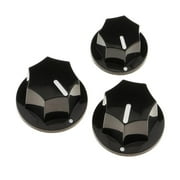 Acrylic Potentiometer Knob Potentiometer Control Knob Volume Knob For Electric Guitar Accessories - Black, 24 x 15.5mm