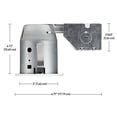 thumbnail image 3 of Globe Electric 90953 Recessed Lighting (10 Pack), 4" White Round Swivel, 10 Count, 3 of 6