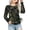 Camo, variant on Girls Long Sleeve T-Shirts Ruched Knot Side Tunic Blouse Tee Tops