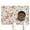 Colorful Flowers, variant on Pet Food Mat Absorbent Water Non-Skid Dog Water Mat Lemon Rustic Cat Feeding Mat Eco-Friendly Durable Pet Placemat