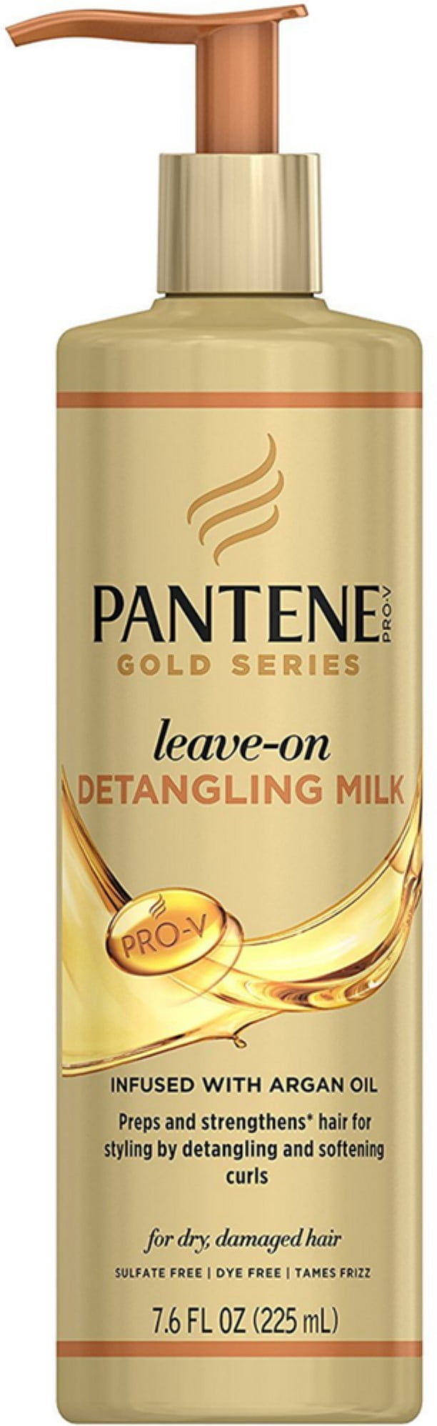 2 Pack Pantene ProV Gold Series LeaveOn Detangling Milk 7.6 oz