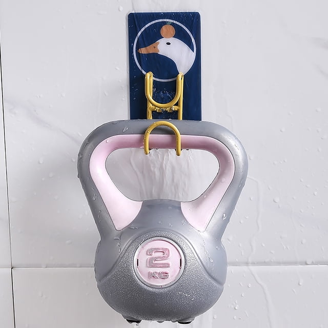 Soporte para lavabo de acero inoxidable, lindos ganchos, toallero de baño montado en la pared, estante para colgar en la pared, valor inmejorable