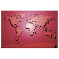 thumbnail image 1 of Great BIG Canvas | Rolled Michael Tompsett Poster Print entitled World Map in Red, 1 of 4