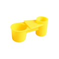 thumbnail image 2 of Aximioll Yellow Bird Double Water Feeder, Plastic Automatic Pigeon Water Dispenser, Bottle Connect Drinking Cup, Bird Cage Accessory for Pigeons, Parrots, 2 of 5