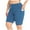 Blue, variant on Hauaitttt Women Shorts Plus Size High Waist Workout Athletic Shorts Seamless Lifting Yoga Shorts with Pockets High Waist Yoga Shorts Pack Exercise Tops for Women Comfy Dress Pants for Women Women s