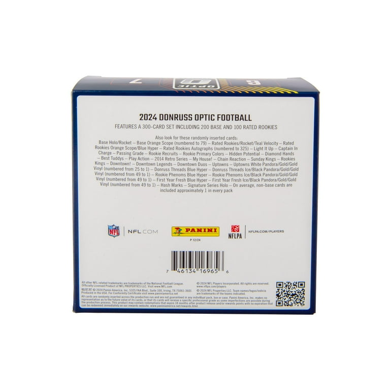 24 PANINI NFL DONRUSS OPTIC MEGA BOX