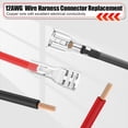 thumbnail image 4 of 2X 12 AWG Wire Harness Connector Replacement Compatible with Peg-Perego 12V SLA Battery Ride on Vehicle Riding Toys, 4 of 6