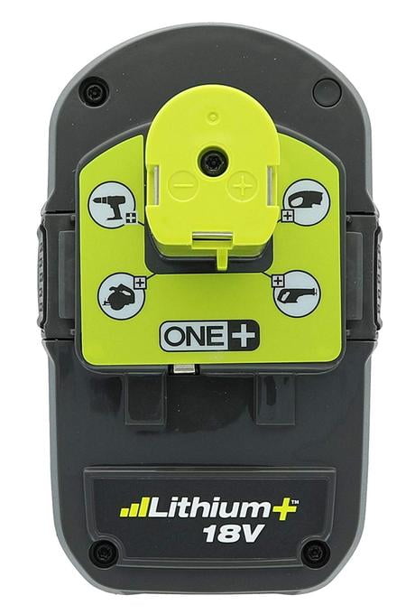 Restored Ryobi P107 One+ 18V Compact Lithium Ion 1.5Ah Battery (Refurbished)