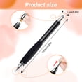 thumbnail image 4 of MEKO 2 Pack Disc Stylus Pen for for iPad iPhone Samsung Galaxy Touchscreen 2 in 1 Precision Stylus with Fiber Tip and Replacement Tips for Writing Drawing Scrolling, 4 of 7