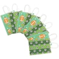 thumbnail image 1 of Football Party Favor Paper Bags Soccer Snack Bags for Boy's Birthday Party Green Kraft Paper Carrying 10Pcs, 1 of 4