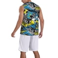 thumbnail image 5 of Rocae Goal Time for Men's Basketball Jersey Lightweight and Breathable Athletic Tank Top,Quick-Drying Sports Jersey, 5 of 9