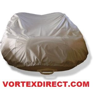 NEW GREY 16' VORTEX INFLATABLE BOAT DINGY DINGHY COVER/600D, FITS UP TO 14' LONG, 6 1/2' WIDE, 20" TALL (FAST SHIPPING - 1 TO 4 BUSINESS DAY DELIVERY)