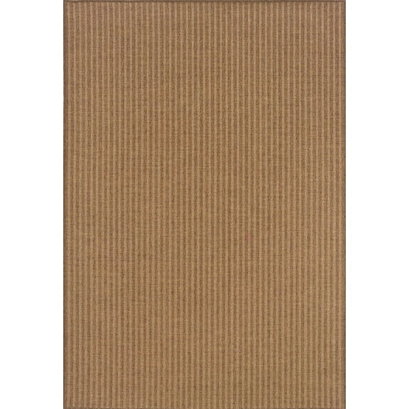 Moretti Grand Mal Indoor/Outdoor Area Rug 550X3 Tan Striped Woven 1' 9" x 3' 9" Rectangle