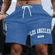 thumbnail image 1 of WILLBEST Pantalones Cortos Casuales para Hombre, para Uso Diario, con Estampado de Letras, Cómodos y Elegantes, para Verano, para Ir de Compras Por La Calle y Relajarse., 1 of 3