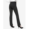 thumbnail image 2 of BALEAF Womens Dress Pants Yoga Work Pants Pull On Slacks Business Casual Office Trouser Pockets 31" Black 2XL, 2 of 6