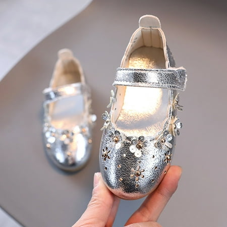 

Cathalem Baby Boy Booties Girls Sandal Shoes Flower Shoes Hollow Flower Shoes Sandals Soft Sole Baby Walking Shoes Stage 1 Shoes Silver 2 Years