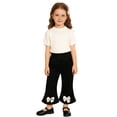 thumbnail image 3 of Kiijoy Girls High Waisted Bow Flared Pants Comfortable Pull On Casual Trousers, Sizes 1-14, 3 of 3