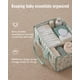 thumbnail image 2 of Organizador Blissful Diary para Pañales con Diseño de Hojas de Salvia, 2 of 7