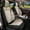 Beige, variant on DIKSOAKR Fit Toyota Tacoma Crew Cab 4-Door 2016-2024 Car Seat Cover 5-seat Ice Silk+Faux Leather Full Breathable ((Black&Beige)