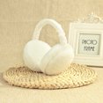 thumbnail image 4 of Foldable Earmuffs Ear Warmers Unisex Winter Warm Ear Covers (White), 4 of 4