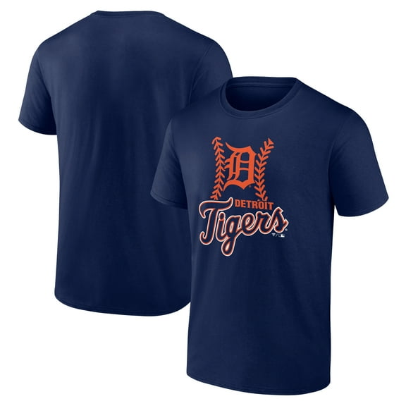Men's Navy Detroit Tigers Fastball T-Shirt