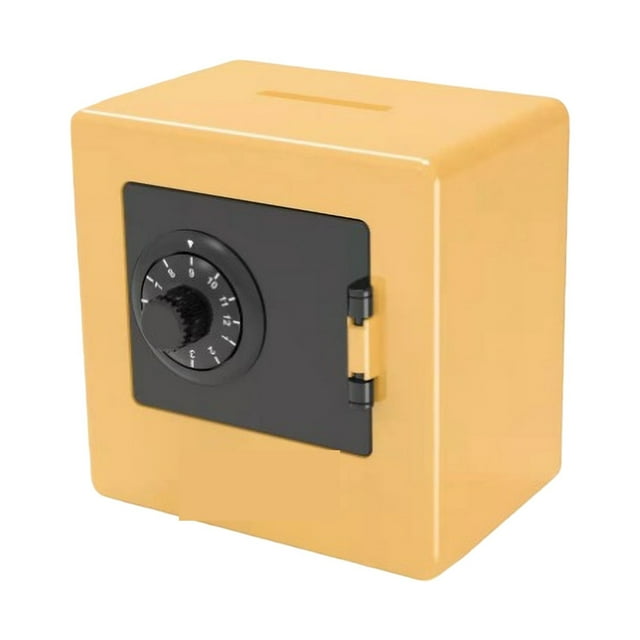 Mini Bank Money Box Retro Atm Rotating Password Cash Coins Saving Box Bank Safe ,Office Key Storage